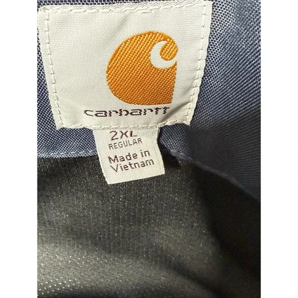 Carhartt Storm Defender Shoreline Heavyweight Jacket Navy Work Wear Size 2XL New